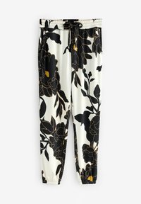 Next REGULAR FIT - COSY LONG SLEEVE SET - Pyžamo - black ochre floral