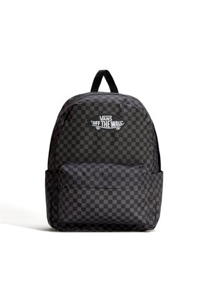 Vans OLD GROM CHECK - Skoletasker - black charcoal