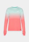 SEAMLESS LS - Topper langermet - coral reef/green