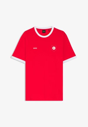 BOSS, BOSS TS_BB BC LUX TEE - T-shirt imprimé - open red five