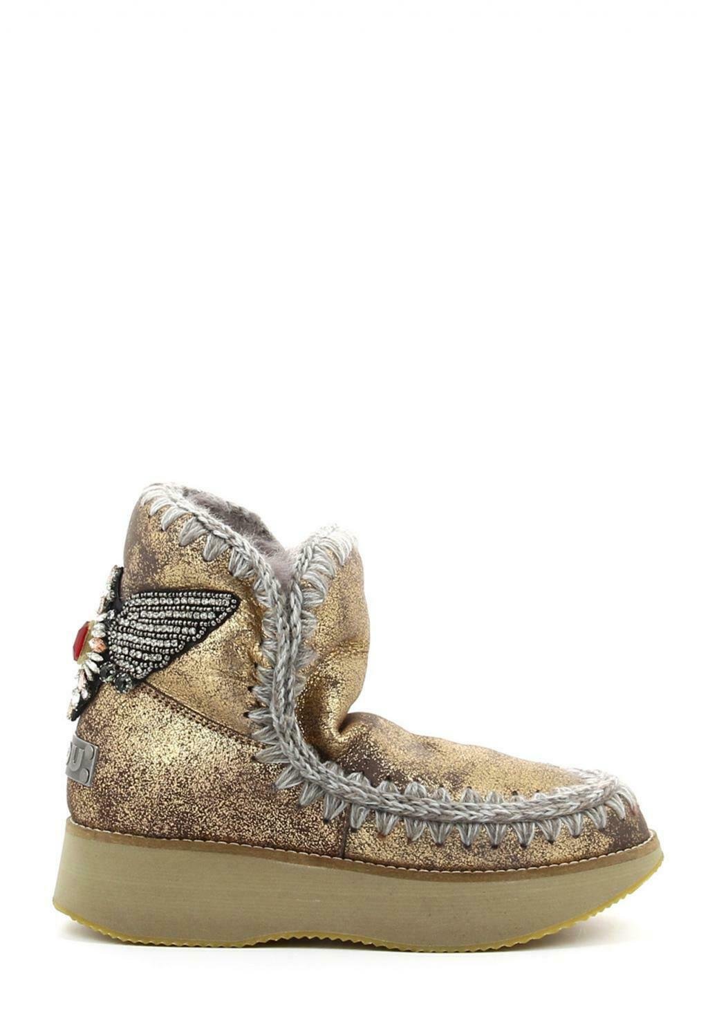 Mou RUNNING EAGLE - Botas para la nieve - thinck/dorado - Zalando.es