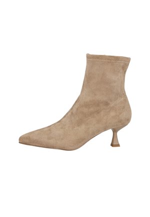 Pink Desert, PINK DESERT 5807-B BOTINES ELÁSTICOS CON TACÓN CHUPETE - Botines - camel