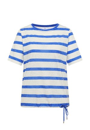 Cecil, T-SHIRT IN AUSBRENNER-OPTIK - Camiseta estampada - surf blue