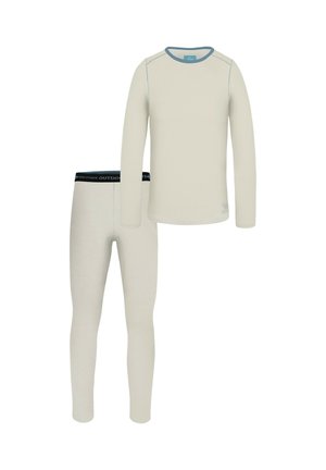 SET - Unterhose lang - wollweiß