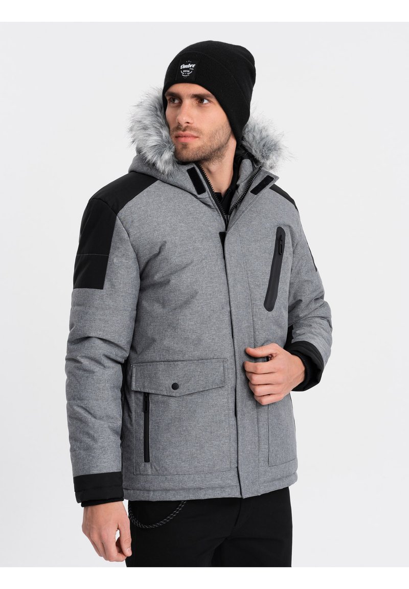 Ombre Zimní bunda - grey