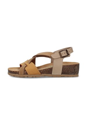 BioNatura, BIONATURA - Sandali con zeppa - beige