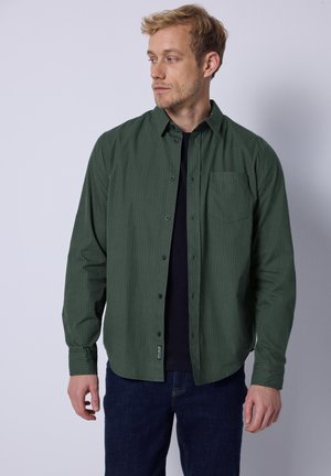 POPELINE HERRINGBONE  - Camisa - grün