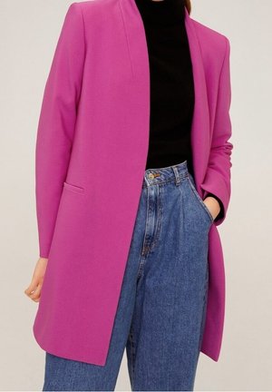 Halflange jas - pink
