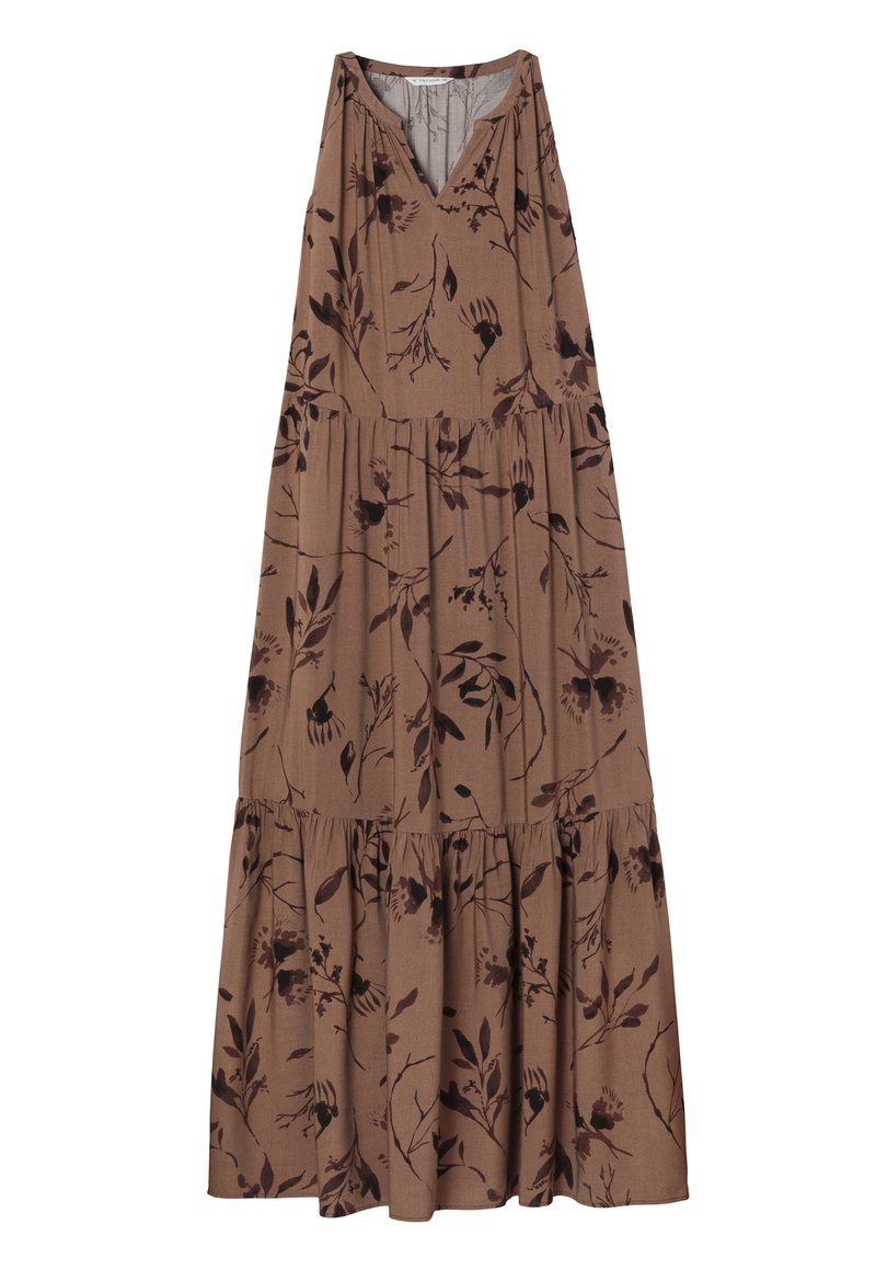 TATUUM Maxi-jurk bruin