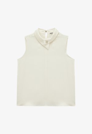 Koton, ACCESSORY DETAIL SATIN BLOUSE . - Blouse - off-white
