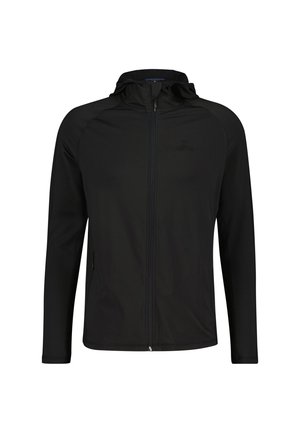 STRETCH - Zip-up sweatshirt - black