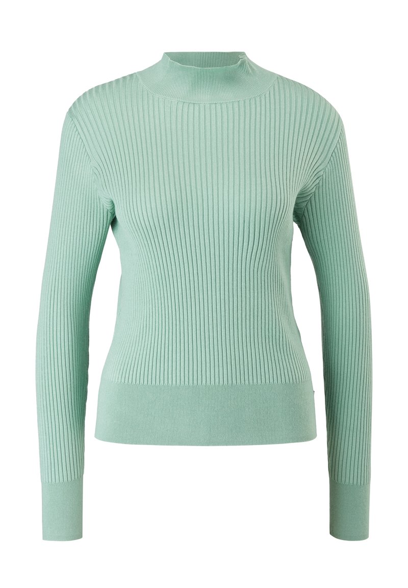 Damen Strickjacken | QS by s.Oliver DE TEXTURE CÔTELÉE Strickpullover light green/grün - IX26699 Damen Strickjacken | QS by s.Oliver DE TEXTURE CÔTELÉE Strickpullover light green/grün - IX26699