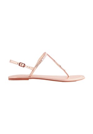 Infradito - rose gold leather
