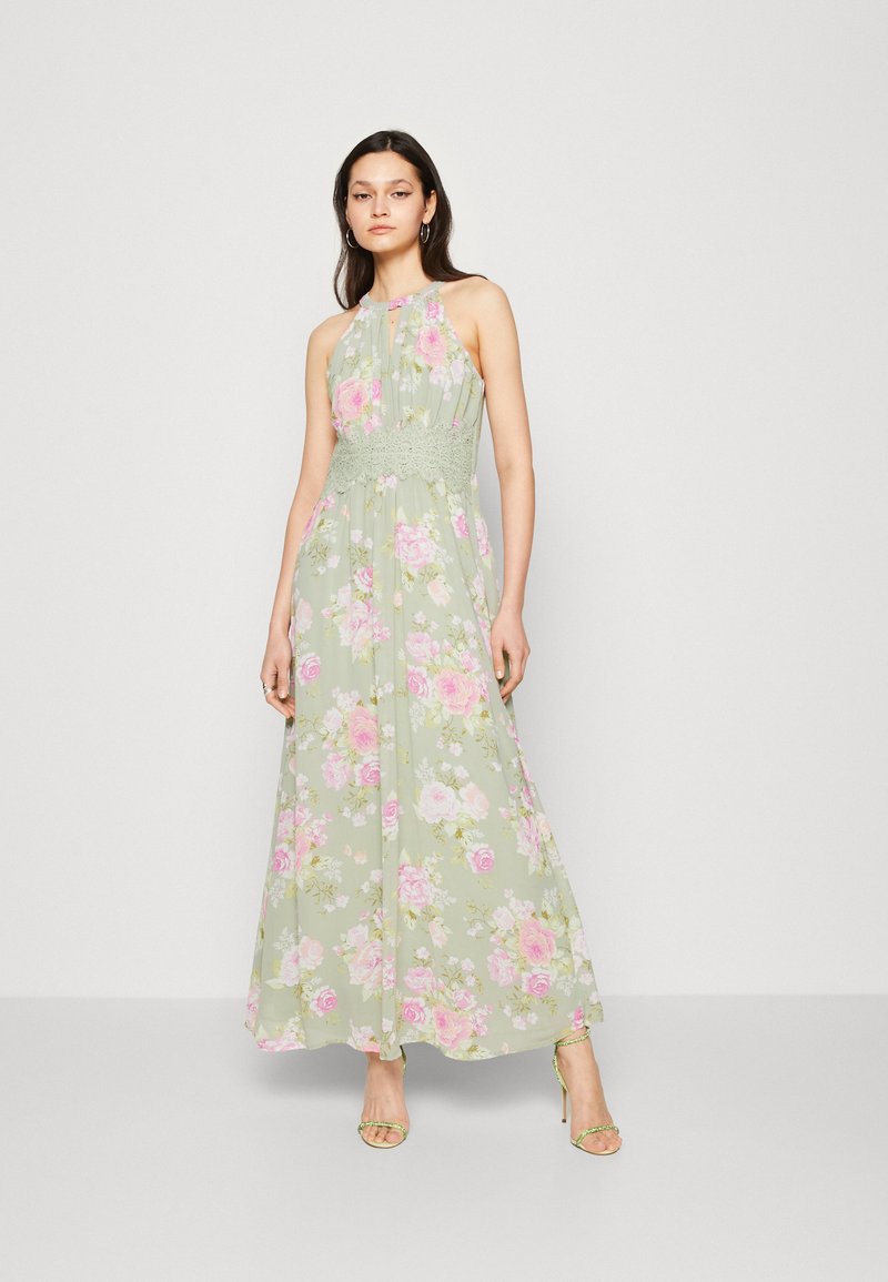 Vila Robe Longue à Bretelles Vimilina Pour Femme - Noos, Green Milieu, 44 Vila Robe Longue à Bretelles Vimilina Pour Femme - Noos, Green Milieu, 44