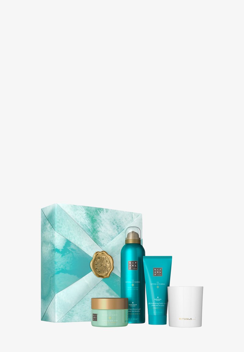 Rituals MEDIUM BATH & BODY GIFT SET THE RITUAL OF KARMA MEDIUM - DELICATELY SWEET - LOTUS & WHITE TEA - Bath and Body Set