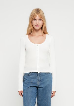 ONLANN LIFE O NECK CARDIGAN - Cardigan - cloud dancer