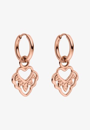 PURELEI, PURELEI OHRRINGE HEART - Ohrringe - rosegold-coloured