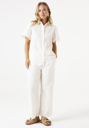 Stoffhose - off white