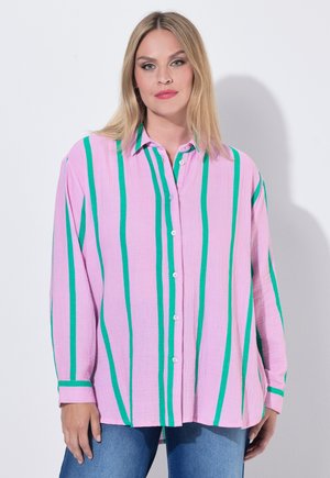 MIAMODA MUSSELIN-BLUSE, OVERSIZED, LANGARM - Chemisier - pink
