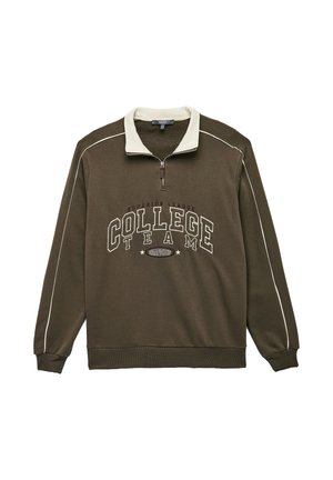 HALF ZIPPERED - Sweater - green