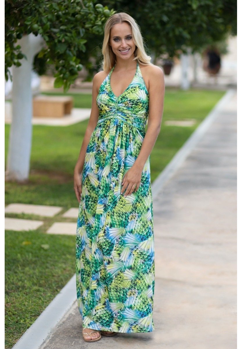 CHIC by Lirette USHUAIA - Vestido largo - green lush/verde - Zalando.es