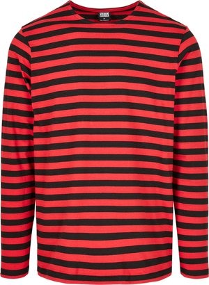 STRIPE LS - Topper langermet - red