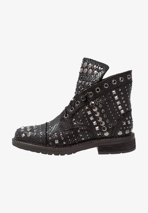 Alma en Pena, Bottines de cowboy / motard - black