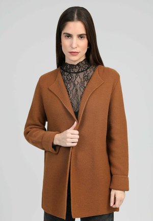 LASHOPSI  - Gilet - noisette