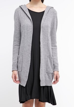 Kardigan - mottled light grey