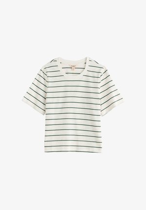 Seasalt Cornwall, SEASALT CORNWALL COPSELAND T-SHIRT STRIPE - Tričko s potlačou - green - chyandour light coppice