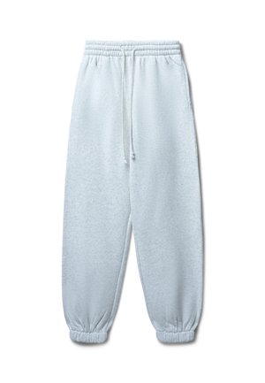 GINNICI BASIC CON ELASTICO - Pantaloni sportivi - avorio melange