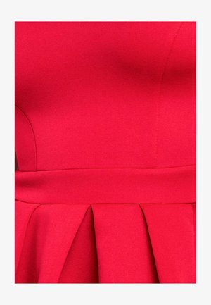Goddiva, SCUBA SKATER MIDI - Vestido de cóctel - red