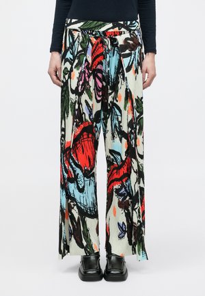 FOLD PLISSÉ PANTS - Nohavice - multi-coloured