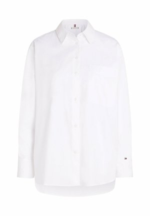 Tommy Hilfiger Curve CRV ESS POPLIN EASY FIT - Button-down blouse - th optic white
