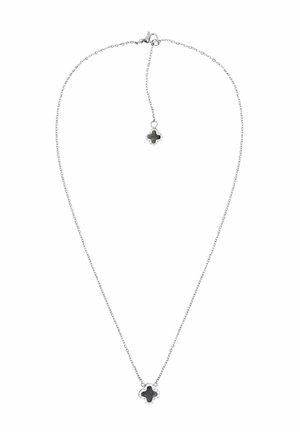 FYRKLÖVER - Necklace - silver coloured & mother of pearl grey