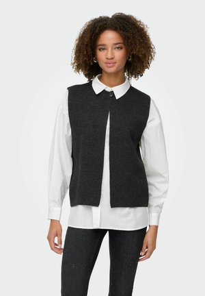 ONLANNELI - Liemenė - dark grey melange