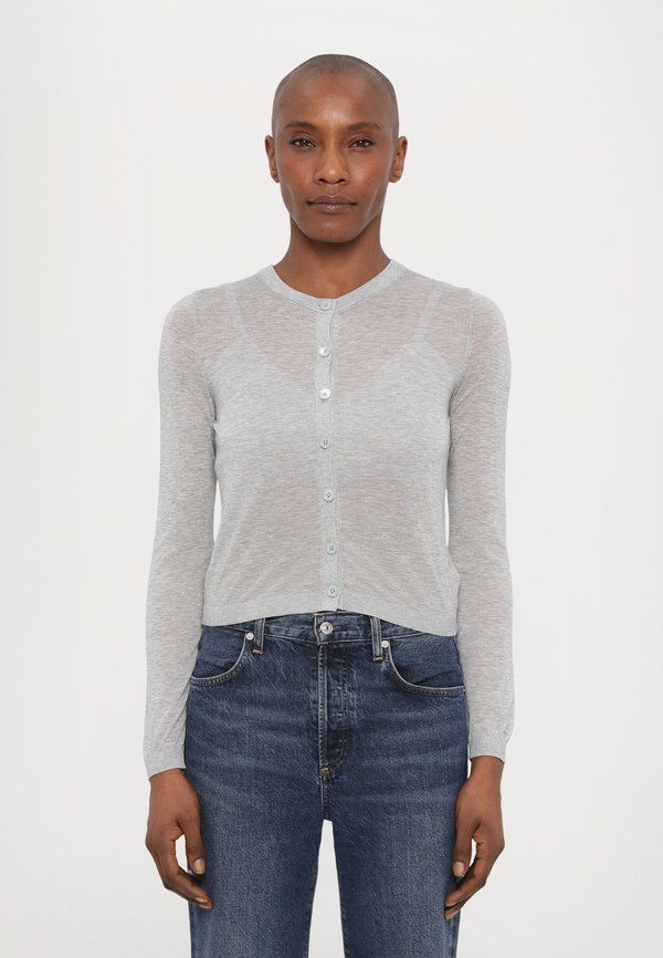 CREW CARDIGAN - Cardigan - pearl