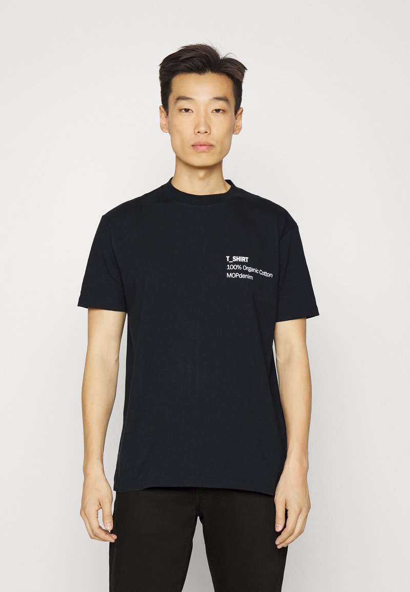Marc O'Polo DENIM SHORT SLEEVE - T-shirt estampada - black