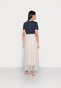 ONLY ONLPONERA DOT SKIRT - Krilo A-kroja - novelle peach/dots blue depths