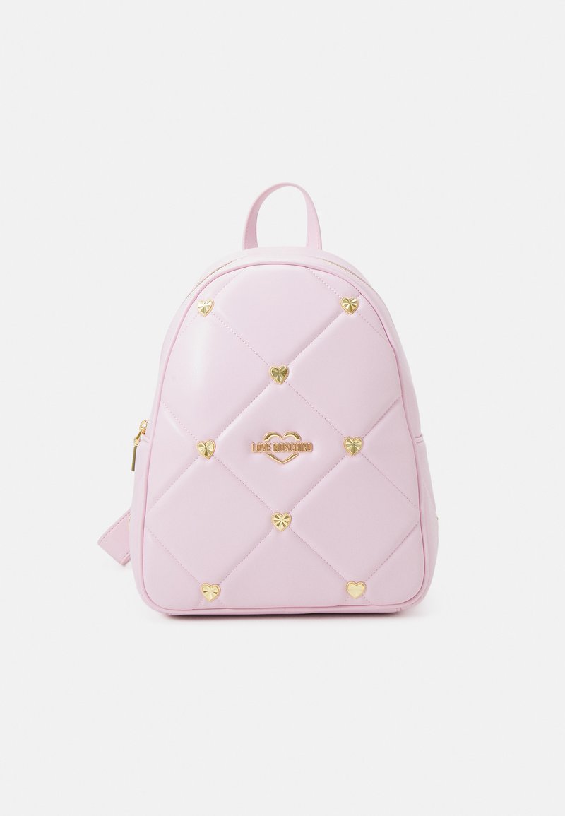 Love Moschino JEWEL HEART BACKPACK Rucksack cipria/poudre/pink