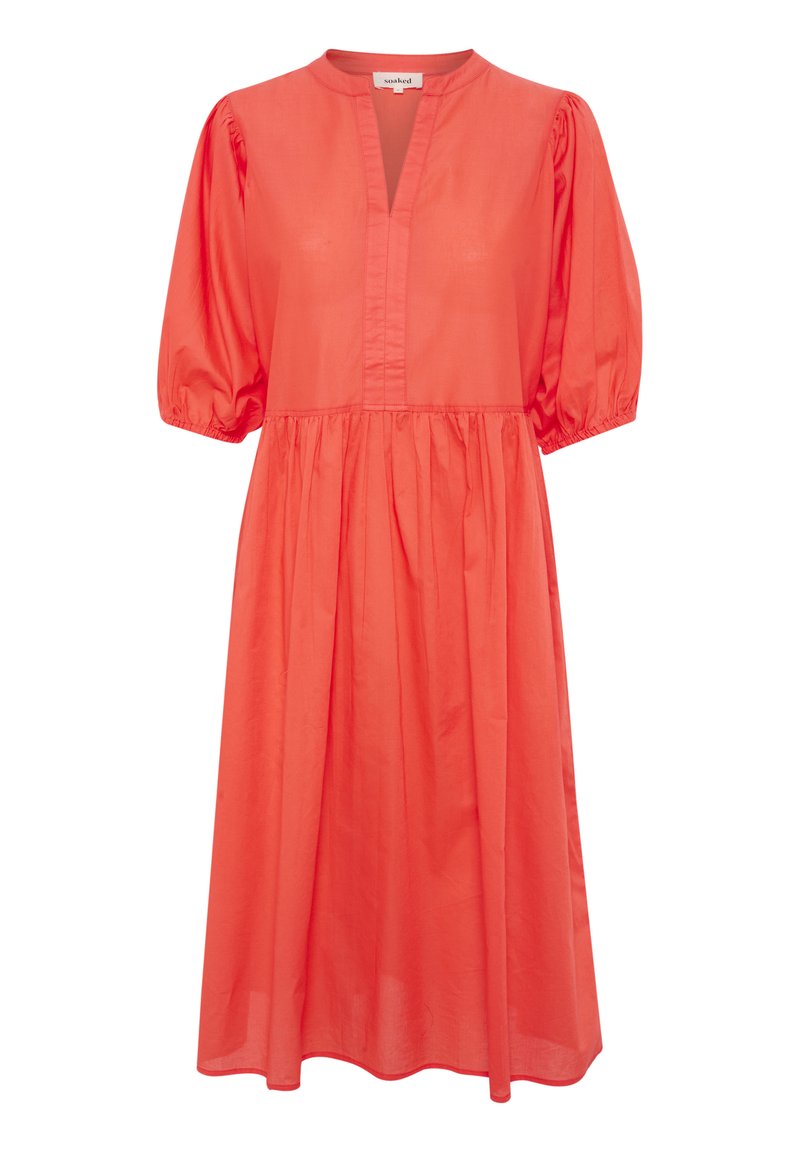 Soaked in Luxury Jurk koraalrood Soaked in Luxury Jurk koraalrood