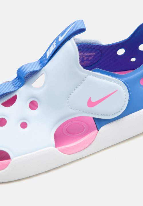 Nike SUNRAY PROTECT 4 UNISEX - Walking sandals - hydrogen blue/pink glow/blue crystal/white — photo 6