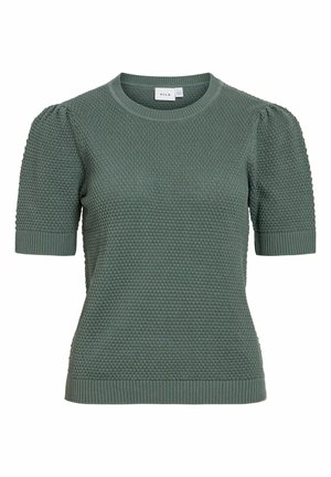 VILA, VILA - T-shirts basic - balsam green