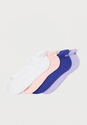 WOMEN CUSHIONED SNEAKER 4 PACK - Trainer socks - purple/white/pink