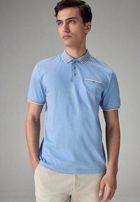 Next SMART COLLAR - Polo marškinėliai - stone blue denim