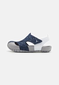 Jordan - JORDAN FLARE UNISEX - Pool slides - midnight navy/cement grey/white Thumbnail Image 1