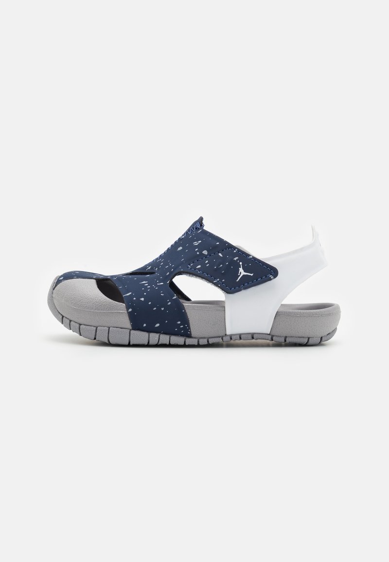 Jordan - JORDAN FLARE UNISEX - Pool slides - midnight navy/cement grey/white, Enlarge