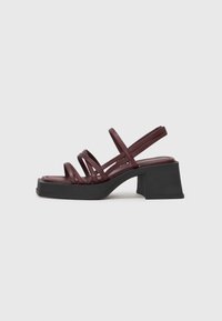 Vagabond HENNIE - Slip-ins med hög sula - cherry/mörkröd - Zalando.se