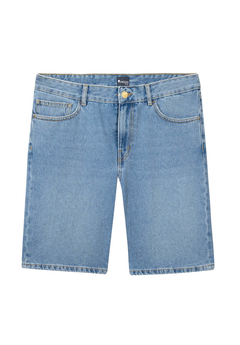 Faguo Jeansshort blauw denim/bluedenim