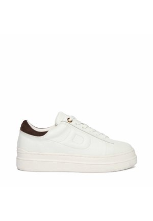 EDEN WEDGE SOLE LACE UP TRAINERS - Sneakers laag - white